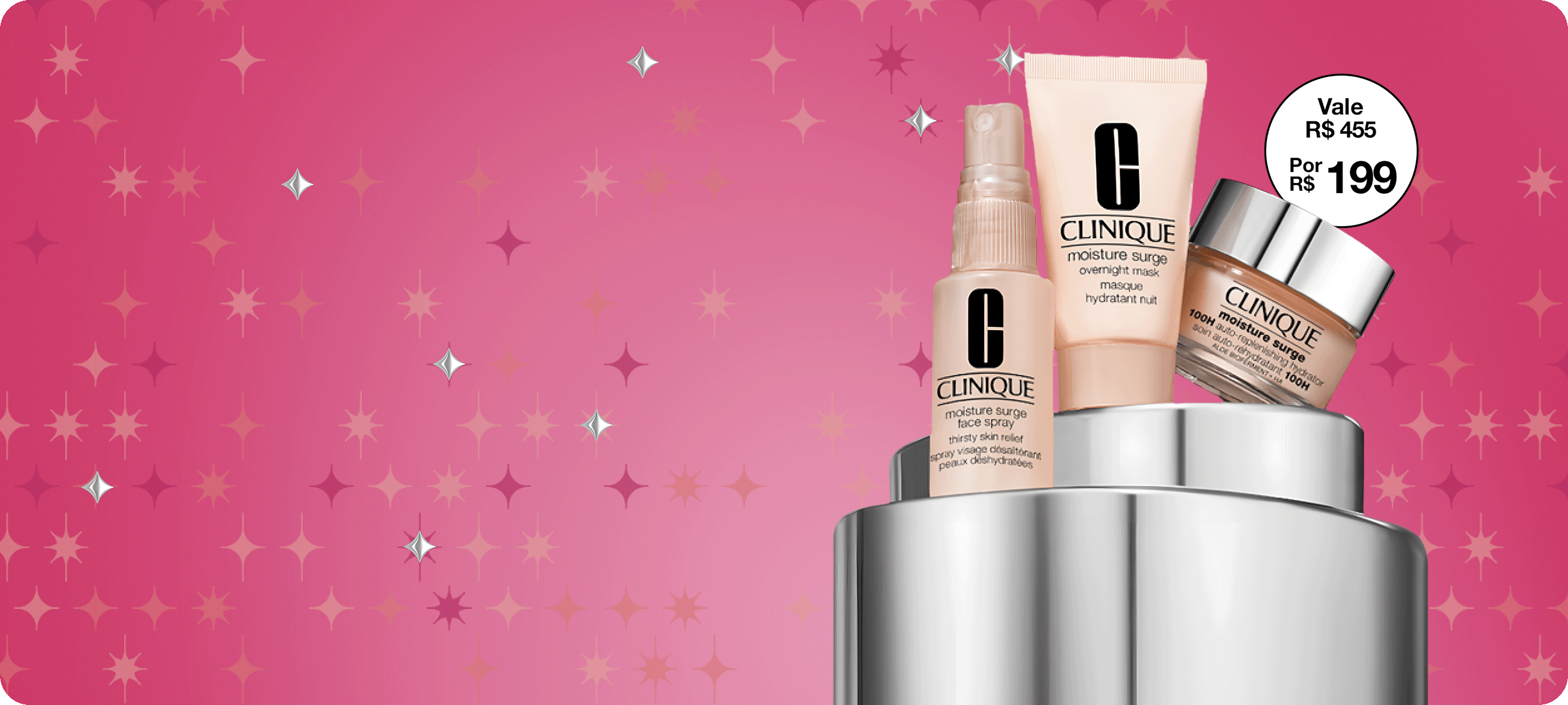Compartilhe felicidade, presenteie com Clinique