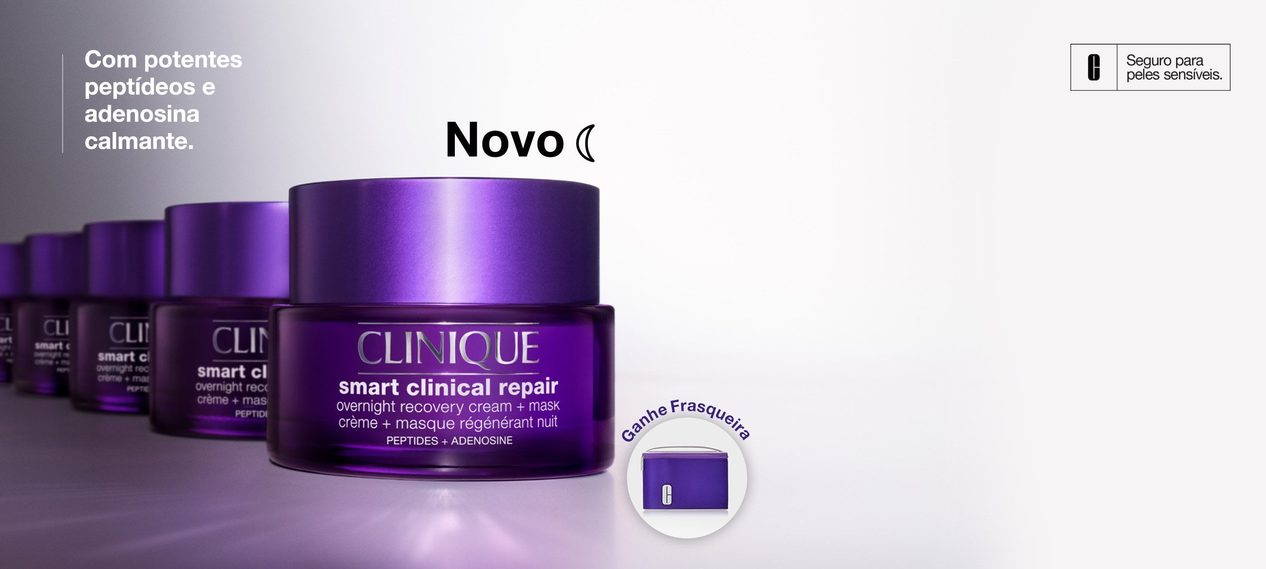 Skincare noturno para uma pele rejuvenescida.