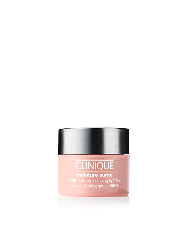 Hidratante Facial em Gel Moisture Surge ™ 100H, Nosso gel hidratante leve mais amado. Formulado com biofermento de aloe e ácido hialurônico, proporciona à pele hidratação imediata e duradoura. 100% das pessoas apresentaram instantaneamente aumento da hidratação* e luminosidade.** Clinicamente Comprovado.<br><br>Testado por dermatologistas. Seguro para peles sensíveis. Testado contra alergias. 100% sem fragrância.<br><br><i><sup>Teste clínico em 19 mulheres. *Teste clínico em 27 mulheres.</sup></i>